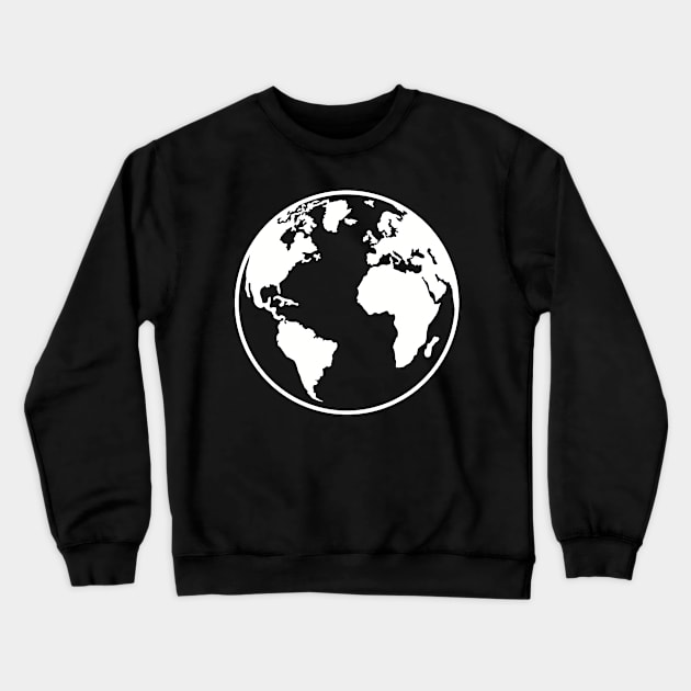 Globe Crewneck Sweatshirt by Designzz